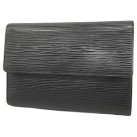 Louis Vuitton-Louis Vuitton Tri-fold Wallet in Noir-Black