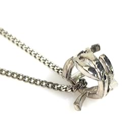 Yves Saint Laurent-Yves Saint Laurent Silver Necklace-Silvery