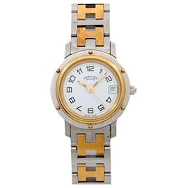 Hermès-Hermes Clipper Combi CL4 220 Ladies Watch-Other