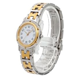 Hermès-Hermes Clipper Combi CL4 220 Ladies Watch-Other