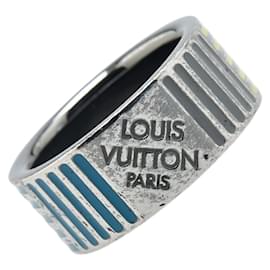 Louis Vuitton-Louis Vuitton Berg Damier Colors Ring-Silvery,Multiple colors