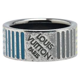 Louis Vuitton-Louis Vuitton Berg Damier Colors Ring-Silvery,Multiple colors