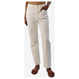Totême-White denim jeans - size UK 8-White