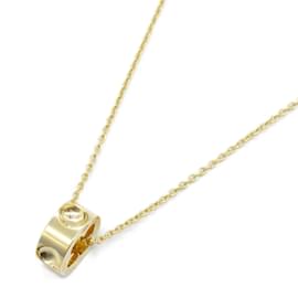 Louis Vuitton-Louis Vuitton 18K Yellow Gold Pendantif Anplant Necklace-Golden