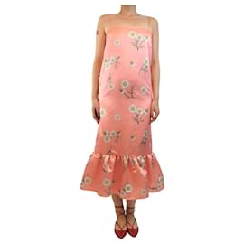 Autre Marque-Pink floral midi dress - size S-Pink