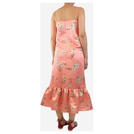 Autre Marque-Pink floral midi dress - size S-Pink
