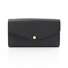 Louis Vuitton-Louis Vuitton Monogram Empreinte Long Wallet-Black