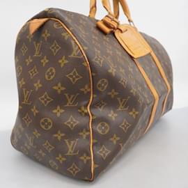 Louis Vuitton-Louis Vuitton Monogram Keepall 50 Boston Bag-Brown