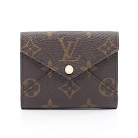 Louis Vuitton-Louis Vuitton Portefeuille Celeste Tri-fold Wallet-Brown,Pink,Monogram