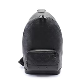 Louis Vuitton-Louis Vuitton Monogram Shadow Sling Bag-Black,Monogram