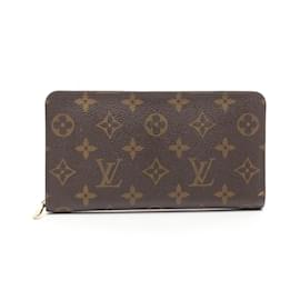 Louis Vuitton-Louis Vuitton Porto Monogram Zip Round Long Wallet-Brown,Monogram