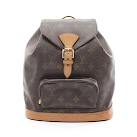 Louis Vuitton-Louis Vuitton Montsouris MM Rucksack-Brown,Monogram