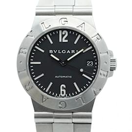 Bulgari-Bvlgari Diagono LCV 35 S Black Dial Watch for Men-Other