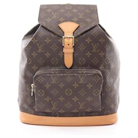 Louis Vuitton-Louis Vuitton Montsouris GM Backpack-Brown