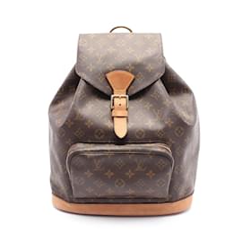 Louis Vuitton-Louis Vuitton Montsouris GM Monogram Backpack-Brown,Monogram