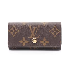 Louis Vuitton-Louis Vuitton Multicle 4 Monogram Key Case-Brown,Monogram