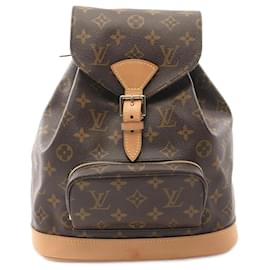 Louis Vuitton-Louis Vuitton Montsouris MM Rucksack-Brown,Monogram