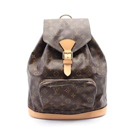 Louis Vuitton-Louis Vuitton Montsouris GM Monogram Backpack-Brown,Monogram