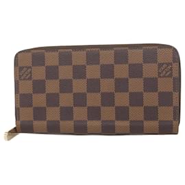 Louis Vuitton-Louis Vuitton Damier Zippy Long Wallet-Damier ebene