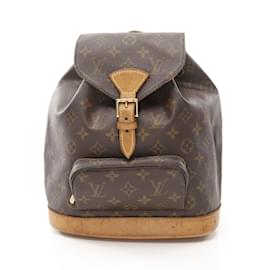 Louis Vuitton-Louis Vuitton Montsouris MM Rucksack Backpack-Brown,Monogram