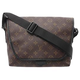 Louis Vuitton-Sac à bandoulière magnétique Louis Vuitton-Marron,Noir