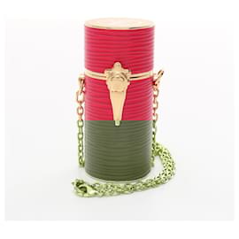 Louis Vuitton-Louis Vuitton Lipstick Case-Pink,Red,Golden