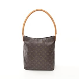 Louis Vuitton-Louis Vuitton Looping GM Monogram Shoulder Bag-Brown,Monogram