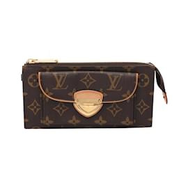 Louis Vuitton-Louis Vuitton Monogram Billfold Wallet-Brown,Monogram