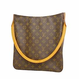 Louis Vuitton-Louis Vuitton Monogram Looping GM Shoulder Bag-Brown