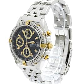 Breitling-Montre automatique Breitling Chronomat en acier et or 18K-Autre