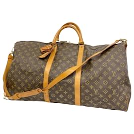 Louis Vuitton-Louis Vuitton Monogram Keepall Bandouliere 60-Brown
