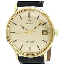 Omega-Vintage Omega Seamaster Cal 611 Gold Plated Hand-Winding Men's Watch-Other