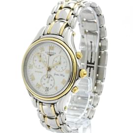 Longines-Longines Goldern Wing Chronograph Gold Plated Steel Watch-Other