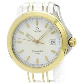 Omega-Omega Seamaster 120M 18K Gold Steel Quartz Men's Watch-Other