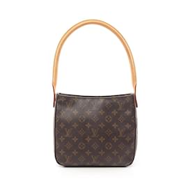 Louis Vuitton-Louis Vuitton Looping MM Shoulder Bag-Brown,Monogram