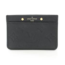 Louis Vuitton-Louis Vuitton Monogram Empreinte Card Case-Black