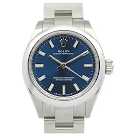 Rolex-Rolex Oyster Perpetual 28 Blue Dial Wristwatch-Other