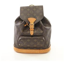 Louis Vuitton-Louis Vuitton Montsouris MM Rucksack-Brown,Monogram
