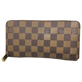 Louis Vuitton-Louis Vuitton Long Wallet Damier Zippy N60015 Ebene-Damier ebene