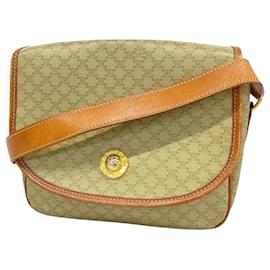 Céline-Celine Shoulder Bag Macadam Brown-Brown