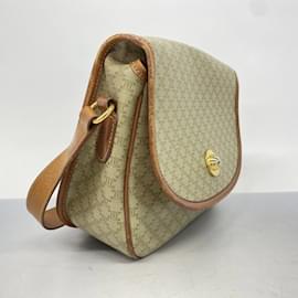 Céline-Celine Shoulder Bag Macadam Brown-Brown