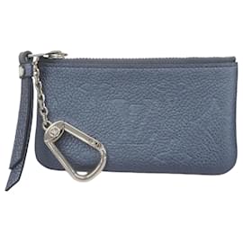 Louis Vuitton-Louis Vuitton Monogram Empreinte Coin Case-Navy blue