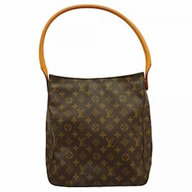 Louis Vuitton-Louis Vuitton Monogram Looping GM Shoulder Bag-Brown