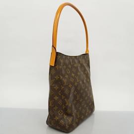 Louis Vuitton-Louis Vuitton Monogram Looping GM Shoulder Bag-Brown