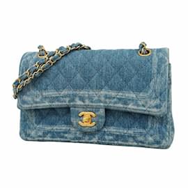 Chanel-Chanel Denim Blue Shoulder Bag-Blue