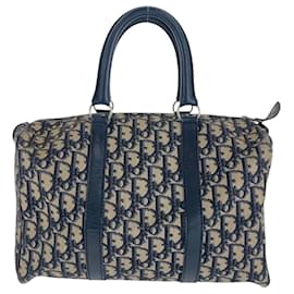 Christian Dior-Christian Dior Vintage Trotter Navy Handbag-Navy blue