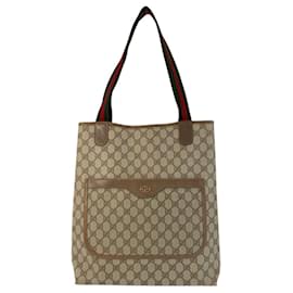 Gucci-Gucci Sherry Line Tote Bag-Beige