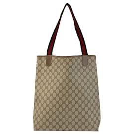 Gucci-Gucci Sherry Line Tote Bag-Beige