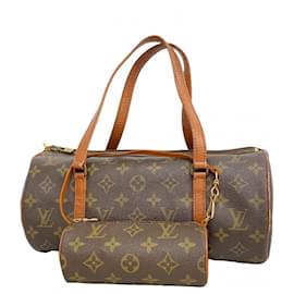 Louis Vuitton-Louis Vuitton Monogram Papillon 30 Handbag-Brown