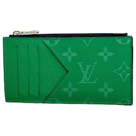 Louis Vuitton-Louis Vuitton Taigarama Coin Card Holder-Green